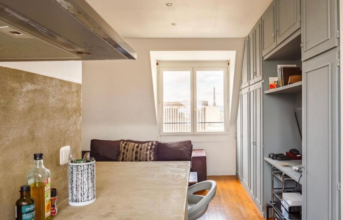 Beautiful Apartment With A View Of Eiffel Tower In Center باريس المظهر الخارجي الصورة